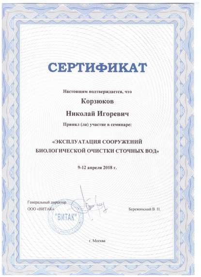 сертификат директора